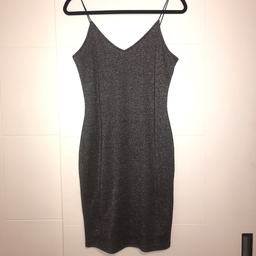 Silver LEITH mini dress